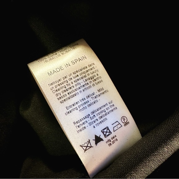 NWT Lanvin Paris Black Wool & Silk Tuxedo Side Striped Cropped Dress Trousers - Picture 9 of 16